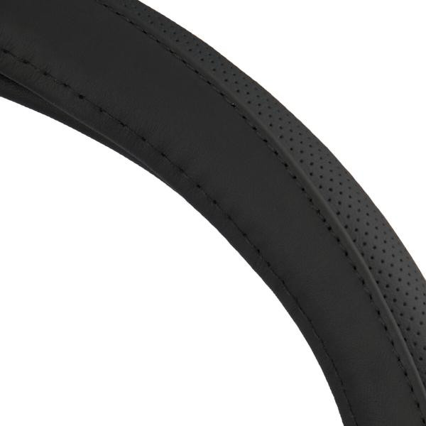 Купити Чохол на кермо Carlife 39 - 41см, шкіра, чорний SW242L