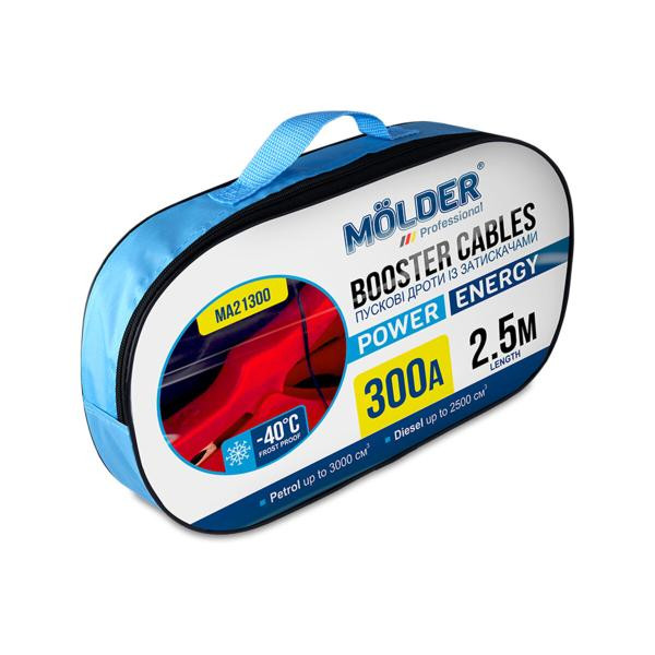 Купити Провода-прикурювачі Molder 300A, 2,5м