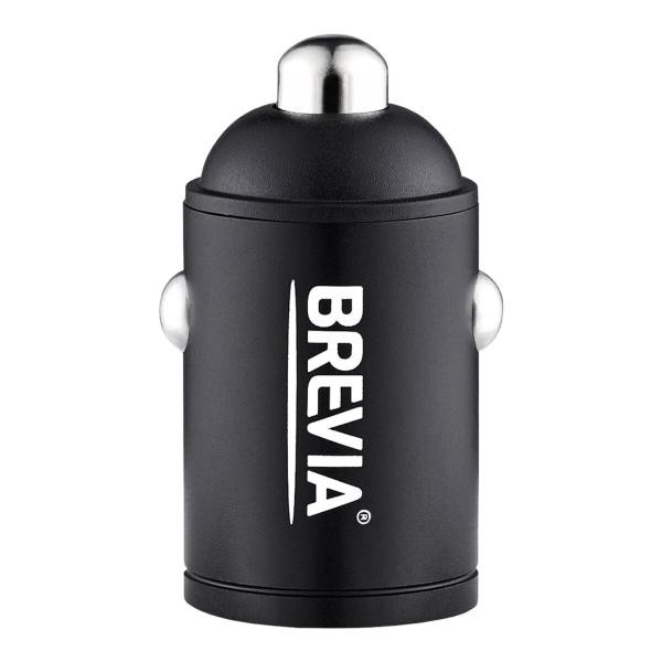 Купити Автомобільний зарядний пристрій Brevia ePower NanoMetal 40W 2xUSB-C чорний