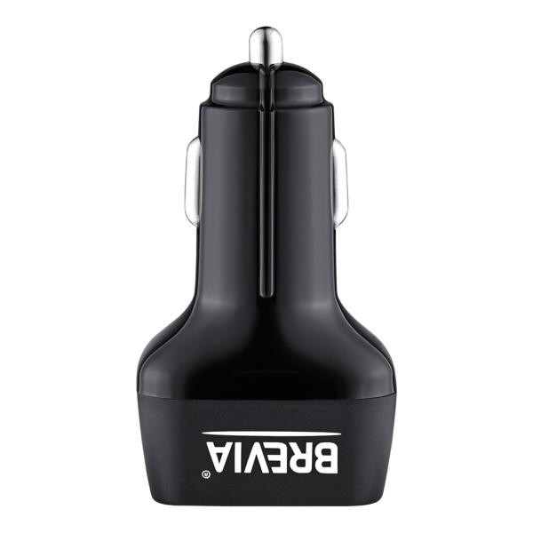 Купити Автомобільний зарядний пристрій Brevia ePower TriDrive 44W 1xUSB-C+2xUSB-A чорний