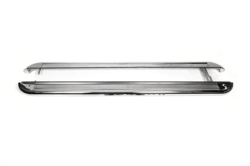 Купити Бокові пороги Premium (2шт., нерж.) d60 для Ауди Q5 2017-2025 рр