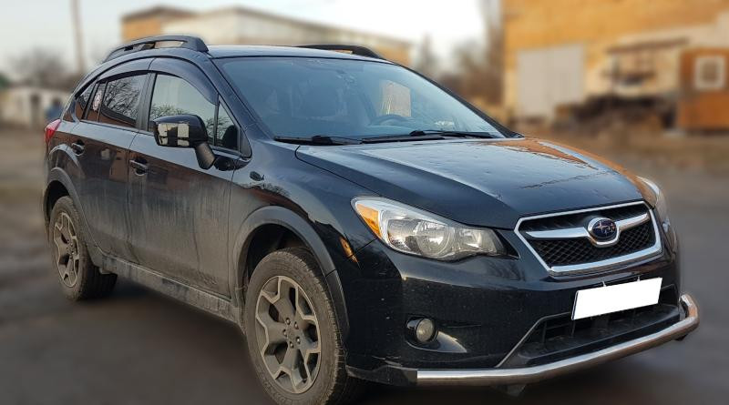 Купити Передній захист ST008 (нерж) для Subaru XV 2011-2017 рр