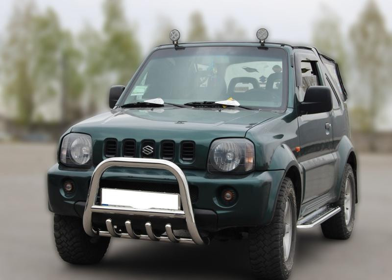Купити Кенгурятник F2-01 (нерж) для Suzuki Jimny 1998-2018 рр