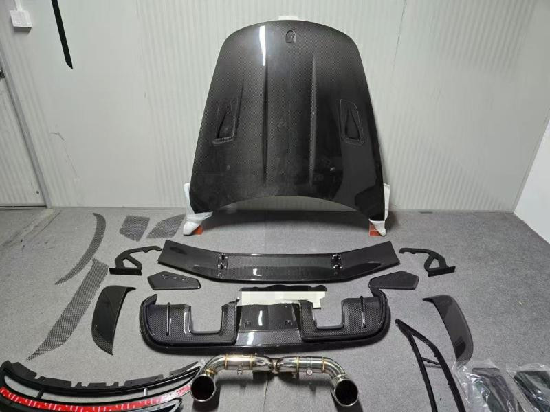 Купить Комплект обвесов GT4RS (ABS -2025 Карбон) для Porsche Boxster/Cayman 982 (718) 2016- гг