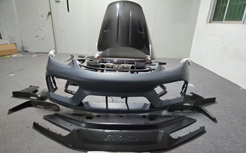 Купить Комплект обвесов GT4RS (ABS -2025 Карбон) для Porsche Boxster/Cayman 982 (718) 2016- гг