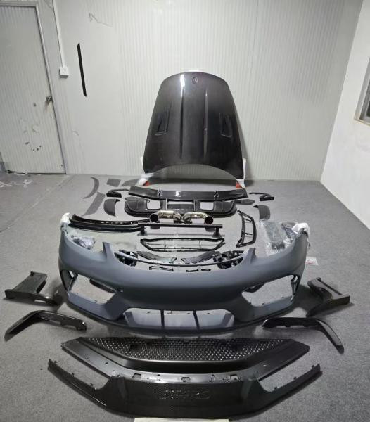 Купить Комплект обвесов GT4RS (ABS -2025 Карбон) для Porsche Boxster/Cayman 982 (718) 2016- гг