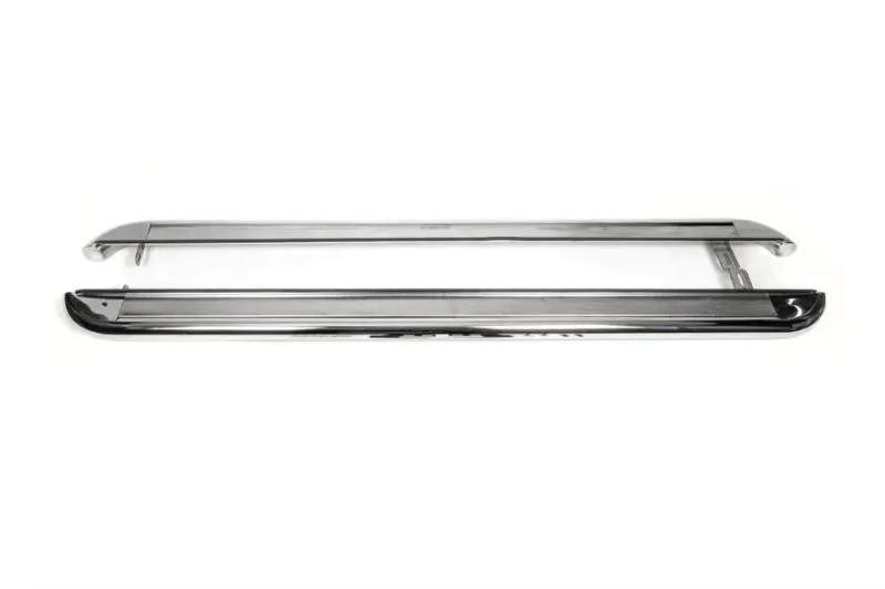 Купити Бокові пороги Premium (2 шт., нерж.) для Hyundai Terracan 2001-2007 рр