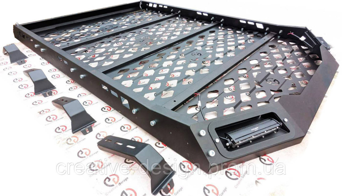 Купити Багажник експедиційний, розбірний Stealth 2.0 від CG з 4-ма кронштейнами для ВАЗ 2131 Chevrolet Niva