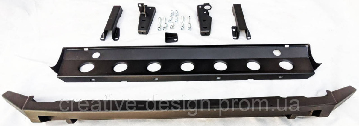 Купити Бампер CG силовий передній Renault Duster 2021+ з захистом радіатора