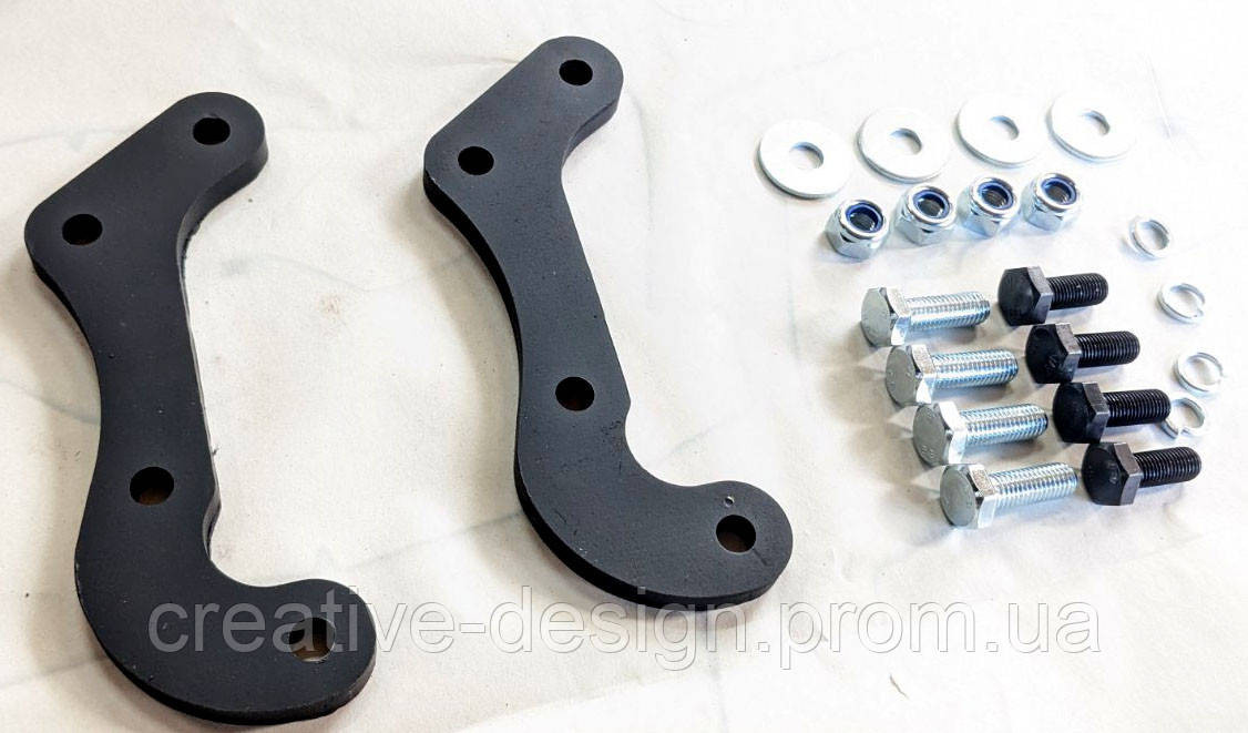 Купить Переходные передние пластины на Ниву 2121-2123 под суппорта 2108 (2 шт) план шайбы с крепежем