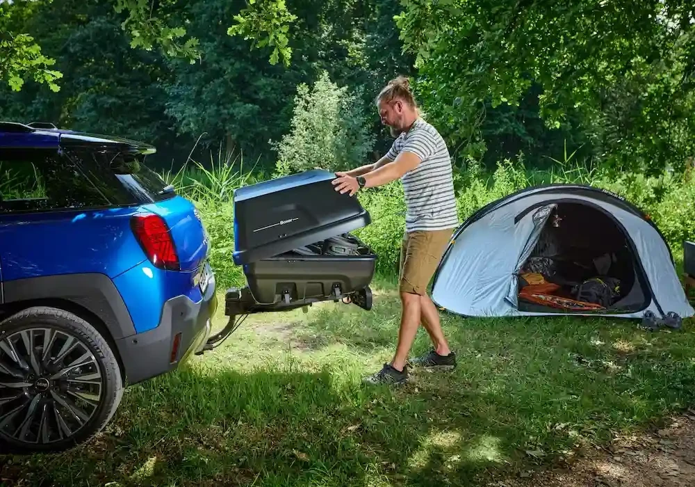 Купити Бокс на фаркоп Hapro Boxer L (Hexagon Black) HP 37500