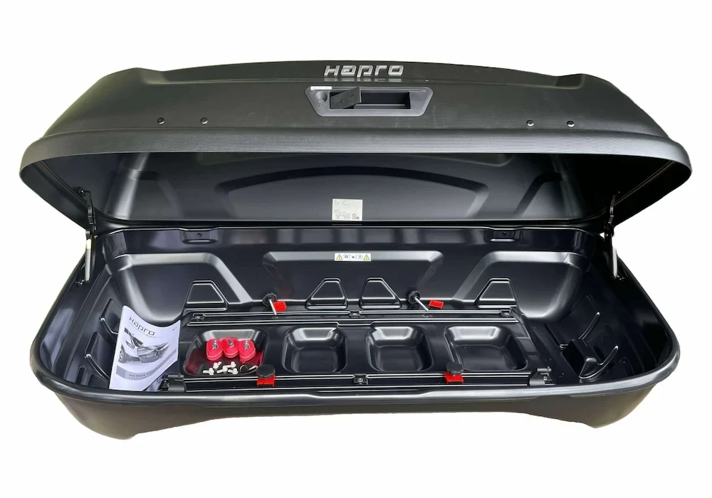 Купити Бокс на фаркоп Hapro Boxer L (Hexagon Black) HP 37500