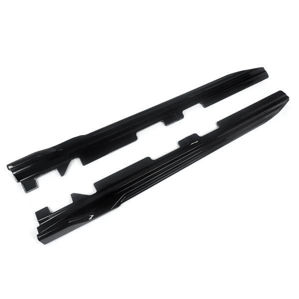 Купити Леза під пороги (Чорний глянець) для BMW X4 G02 2018- рр