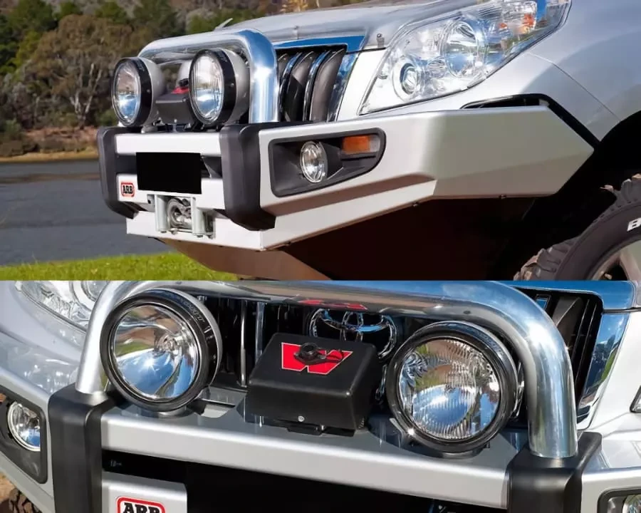 Buy Front bumper Arb Sahara Toyota Prado 150 09-13 3 Parkronics Arb 3921460