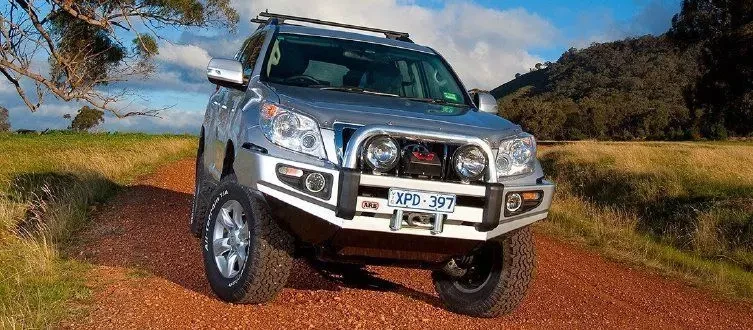 Buy Front bumper Arb Sahara Toyota Prado 150 09-13 3 Parkronics Arb 3921460