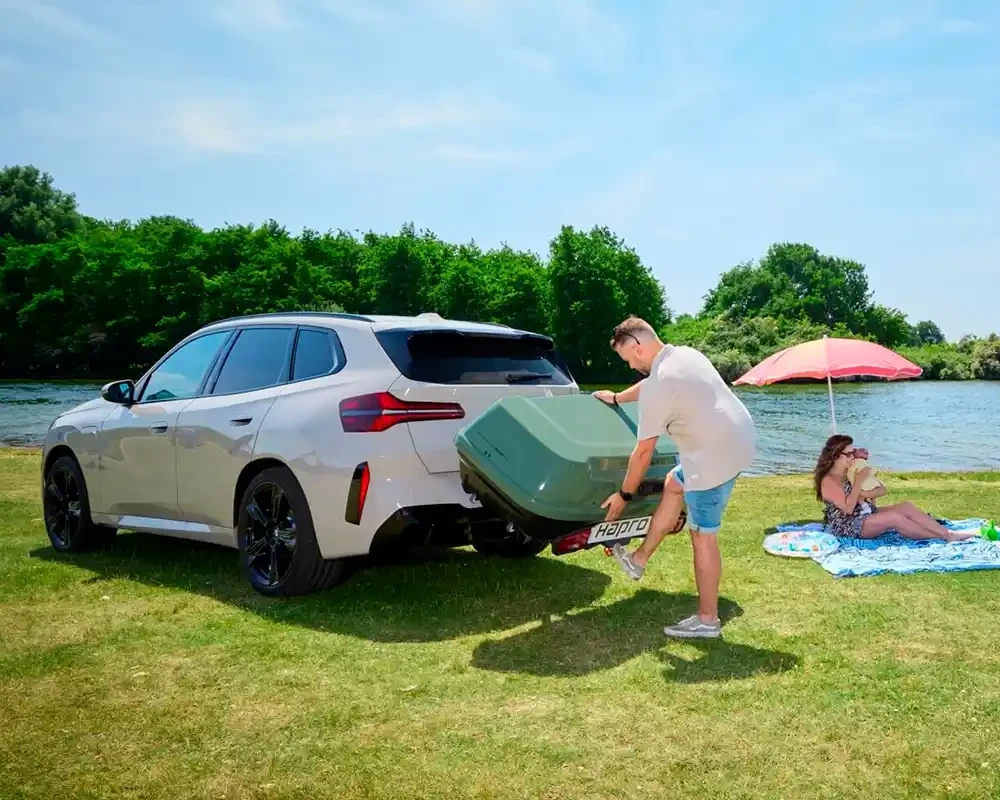 Купити Бокс на фаркоп Hapro Boxer M (Sage Green) HP 37506