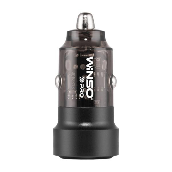 Купить Автомобильное зарядное устройство для Winso PRO 75W 1xUSB-C+1xUSB-A, transparent