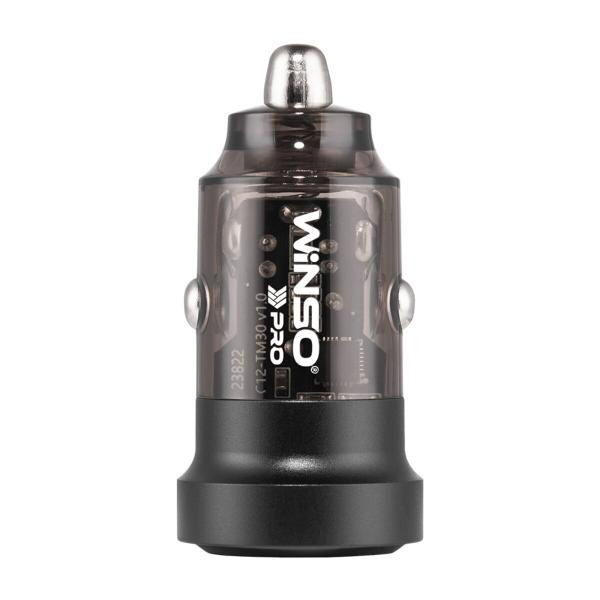 Купити Автомобільний зарядний пристрій Winso PRO 30W 1xUSB-C+1xUSB-A