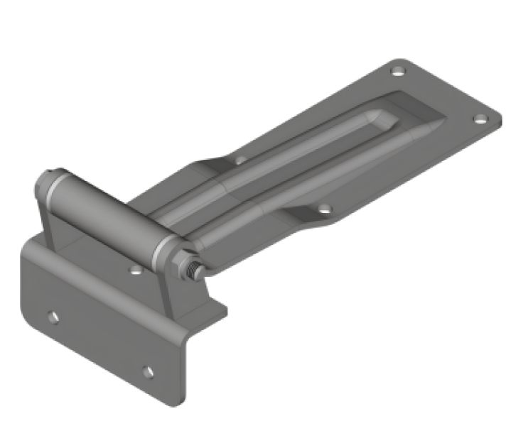 Купить Петля задніх дверей фургона в зборі 270х86х3 мм Комтранс Україна Цинк Україна (1601330125)