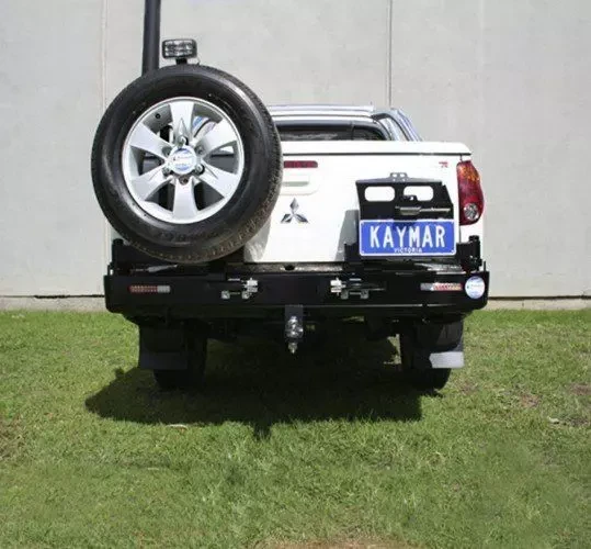 Купити Задній захисний бампер KAYMAR с двома штоками MITSU L200 06+ K3800