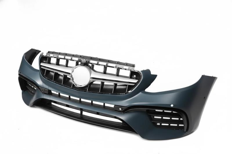 Купити Передній бампер AMG E63 в зібраному вигляді V2 (для 2016-2020) для Mercedes E-сlass W213 рр