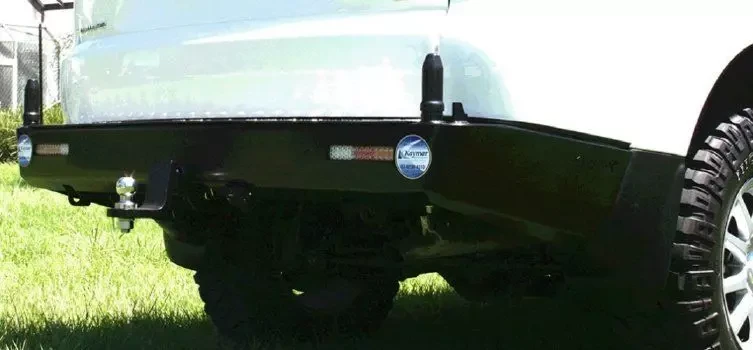 Купити Задній захисний бампер KAYMAR з двома штоками MITSU Pajero Sport 10+ K3320