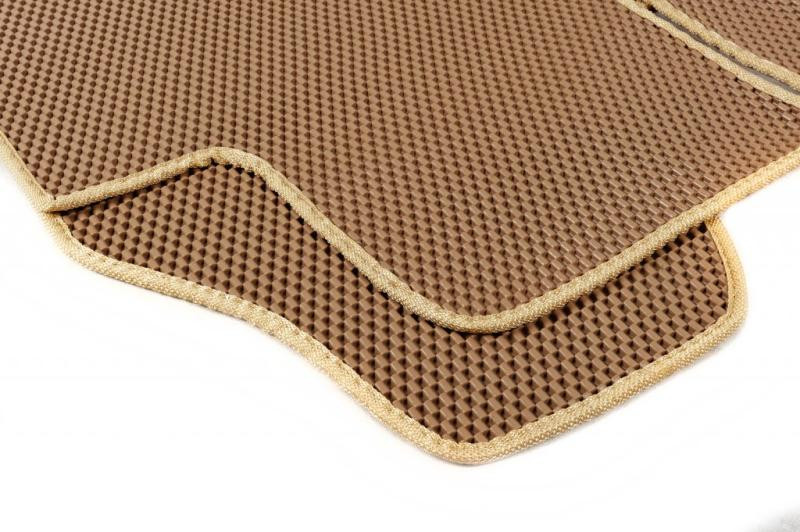 Купити Гумові килимки Carsuit (Електро, бежевий) для Hyundai Kona 2017-2023 рр