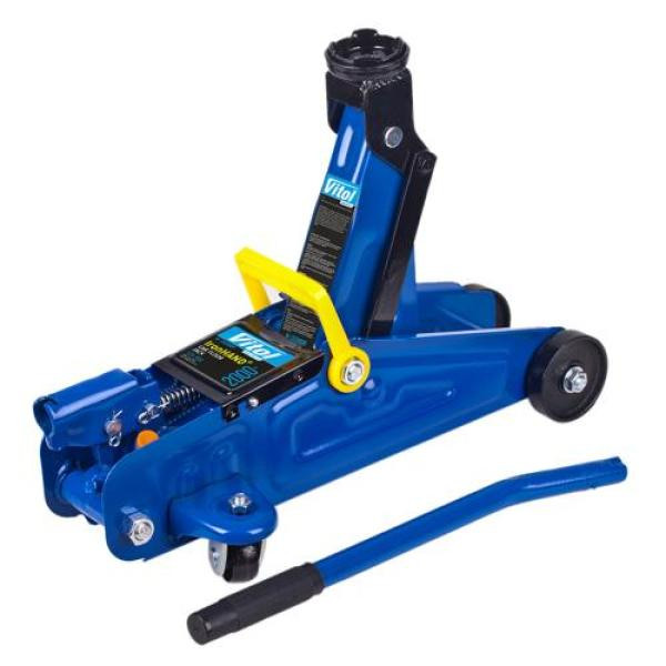 Купить Домкрат гідравлічний  підкатний 2 т коробка. Висота піднімання 125-300 мм 6.3 кг (IH-125300DP)