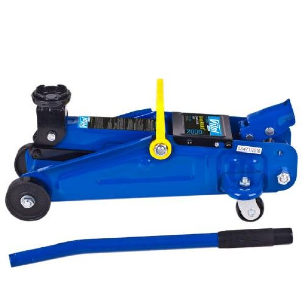 Купить Домкрат гідравлічний  підкатний 2 т коробка. Висота піднімання 125-300 мм 6.3 кг (IH-125300DP)