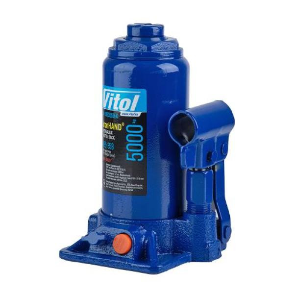 Купити Домкрат гідравлічний  телескоп  5 т валіза. Висота піднімання  185-358 мм 4,1кг Iron Hand (IH-185355D-K)