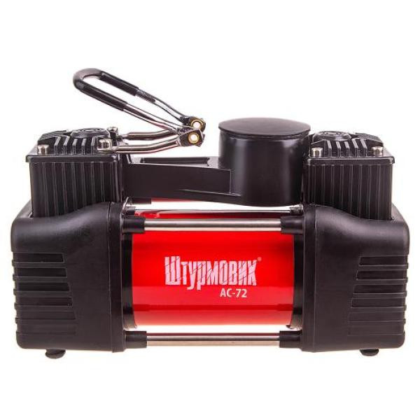 Купити Компресор "Штурмовик" AC-72 150psi/25Amp /90л/2 циліндра /шланг 5,0м/клеми