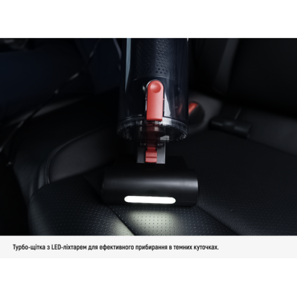 Купить Пилосос "VOIN" V-80CL 100W/АКБ-3х2000mAh/Turbo щітка/Led ліхтар/вологе та сухе чищення/сумка