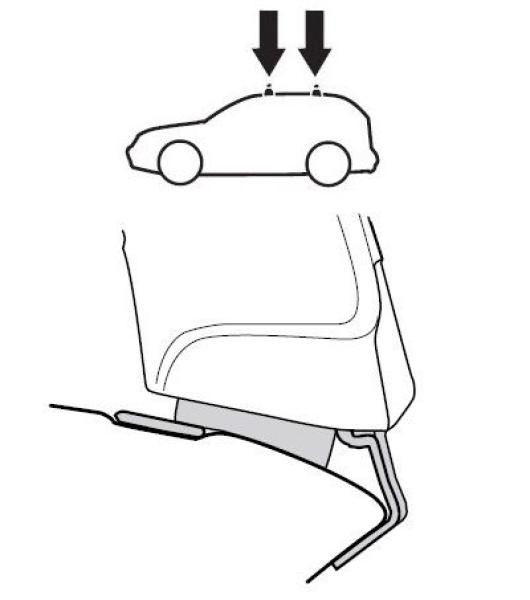 Купить Монтажный комплект Thule 1049 для Mitsubishi Galant (mkVIII) 1996-2006; Proton Perdana (mkI) / Wira (mkI) 1993-2010 (TH 141049)