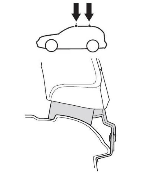 Купити Монтажный комплект Thule 1403 для Kia Optima / Magentis (mkII) 2005-2010 (TH 141403)