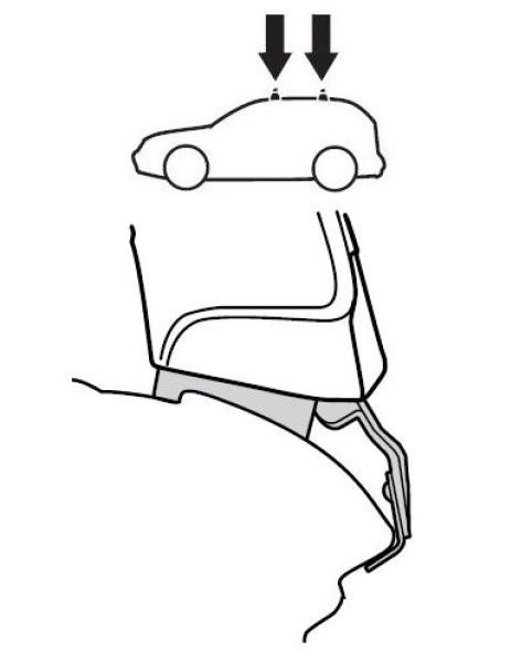 Купити Монтажный комплект Thule 1560 для Honda Accord (mkVIII)(sedan) 2007-2012 (USA) (TH 141560)