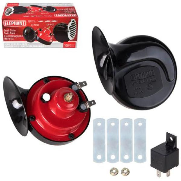 Купить Сигнал "равлик" СА-10122/Еlephant/12V/червонo/чорний