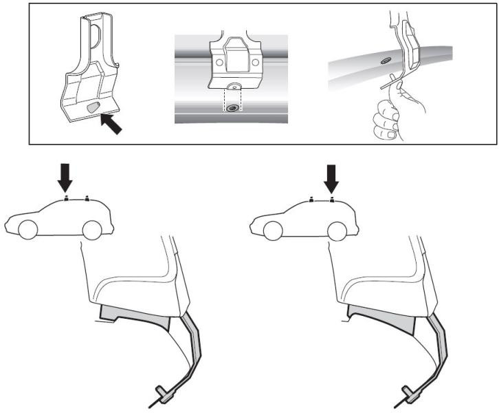 Купити Монтажный комплект Thule 1674 для Citroën DS5 (mkI) 2011-2018 (TH 141674)
