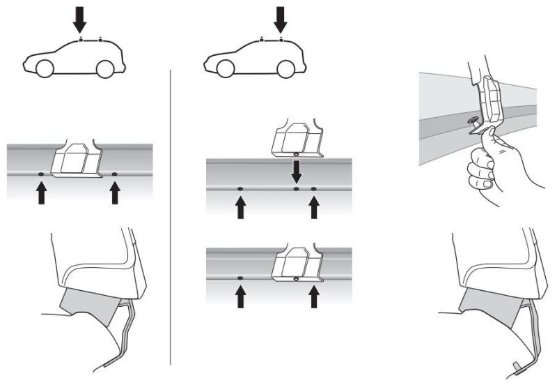 Купити Монтажный комплект Thule 1870 для Volkswagen Polo (mkVI)(хетчбек) 2017→ (TH 141870)