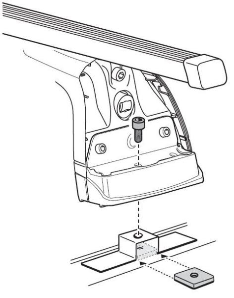Купити Монтажный комплект Thule 3009 для Renault Trafic (mkII) 2001-2015; Opel Vivaro (mkI) 2001-2015; Nissan Primastar (mkI) 2001-2015 (TH 183009)