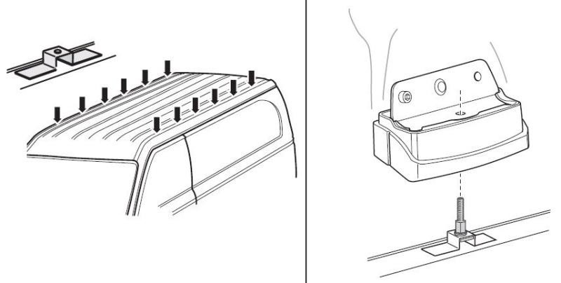 Купити Монтажный комплект Thule 3051 для Citroën Jumpy (mkII); Fiat Scudo (mkII); Peugeot Expert (mkII); Toyota ProAce (mkI) 2007-2016 (TH 183051)