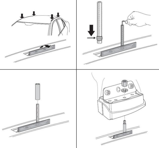 Купити Монтажный комплект Thule 3068 для Hyundai Accent (mkIV)(hatch) 2011-2018 / i20 (mkII)(5 door) 2014-2020; Subaru Impreza (mkIII-mkIV)(hatch) 2007-2016 / XV (mkI) 2011-2017 (TH 183068)