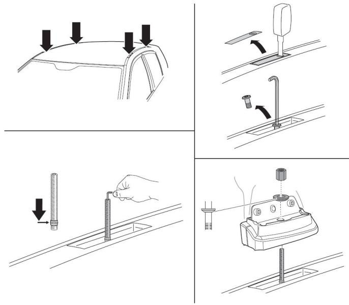 Купити Монтажный комплект Thule 3087 для Volkswagen Amarok (mkI)(single/double cab) 2010-2022 (TH 183087)