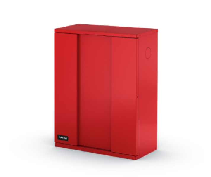 Купить Шафа для пожежного шлангу UNI 70 Daken Порошкова фарба Італія (8A3230)