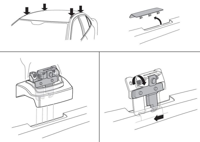 Купити Монтажный комплект Thule 3103 для Chevrolet Orlando (mkI) 2010-2018 (TH 183103)