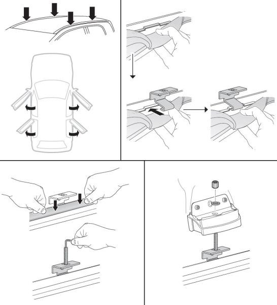 Купити Монтажный комплект Thule 3110 для Fiat Punto (mkII)(5 door) 1999-2010 (TH 183110)