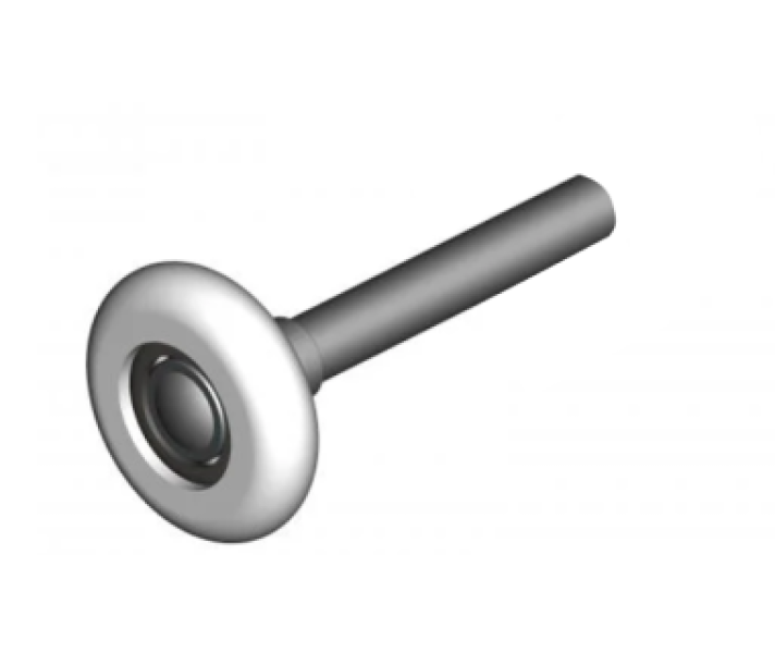 Купить Ролик для секційних підйомних гаражних та автомобільних ролет Ø46x11x105 Цинк Польща (1804324699)