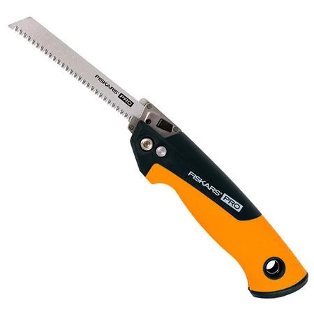 Buy Fiskars Pro PowerTooth Universal Folding Saw, 2 Blades (Metal, Wood), 15 cm 13/24 TPI (1062934)