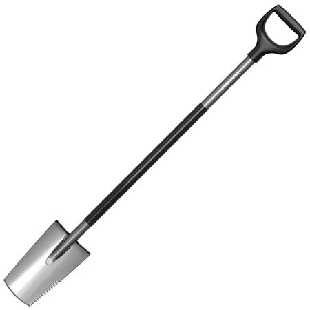 Купити Лопата дренажна із закругленим лезом Fiskars Ergonomic (1066714)