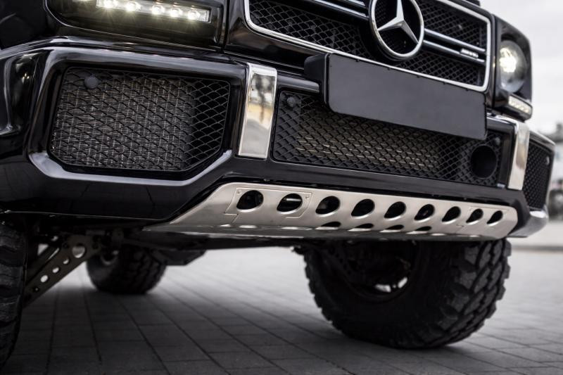 Купить Защита переднего бампера нержавейка для Mercedes G сlass W463 1990-2018 гг
