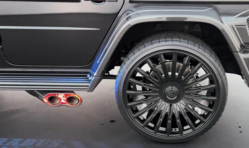 Купити Насадки на глушник BRB Carbon (2 шт) для Mercedes G сlass W465 2025- рр